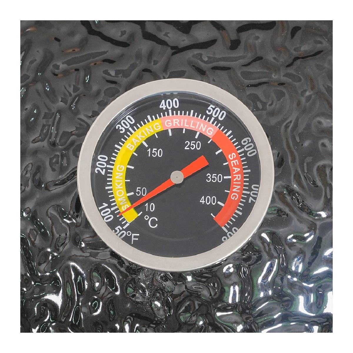 KAMADO IMS-23OV BLACK Ψησταριά Κάρβουνου Φ56 cm | Kamado| Image 4