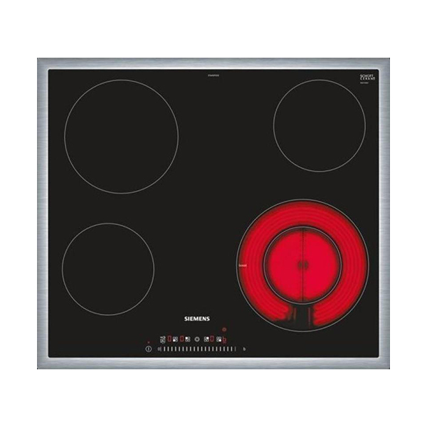 SIEMENS ET645FFN1E Ceramic Hob 5 Zones, 60cm, Black
