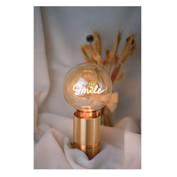 MITB 994030 E27 LED Bulb Handmade Smile, Yellow | Mitb| Image 3