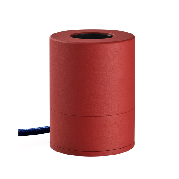 MITB 306033 POP E27 Table Lamp Base Holder, Red