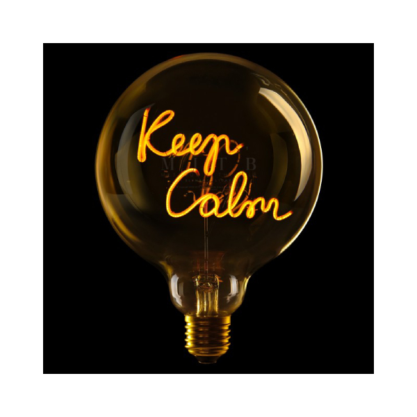 Image of suggested product: MITB 904086 E27 Handmade LED Bulb  Keep Calm, Yellow