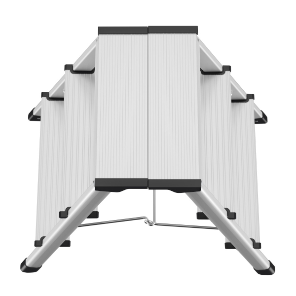 HAILO D60 Σκάλα Αλουμινίου Διπλή 3+3 σκαλιών product image  | image 2