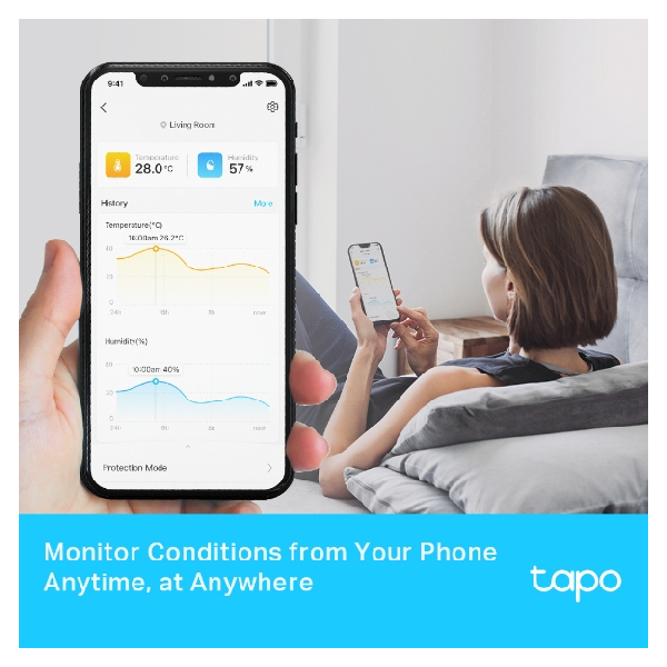 TP-LINK Tapo T315 Smart Ανιχνευτής Θερμοκρασίας Και Υγρασίας | Tp-link| Image 3
