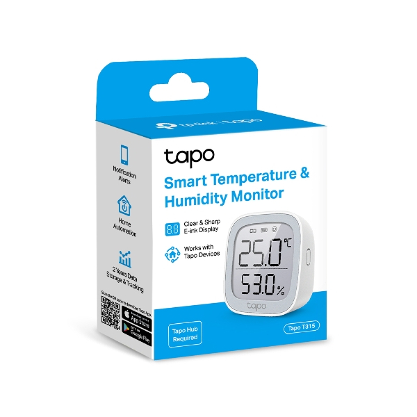 TP-LINK Tapo T315 Smart Ανιχνευτής Θερμοκρασίας Και Υγρασίας | Tp-link| Image 4