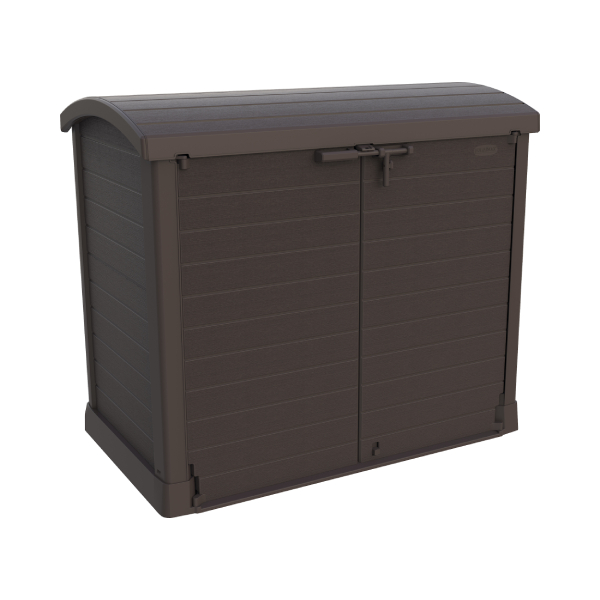 Image of suggested product: DURAMAX 86632-1200L ARC Outdoor Storage Cabinet 145X82.5X125 cm Brown