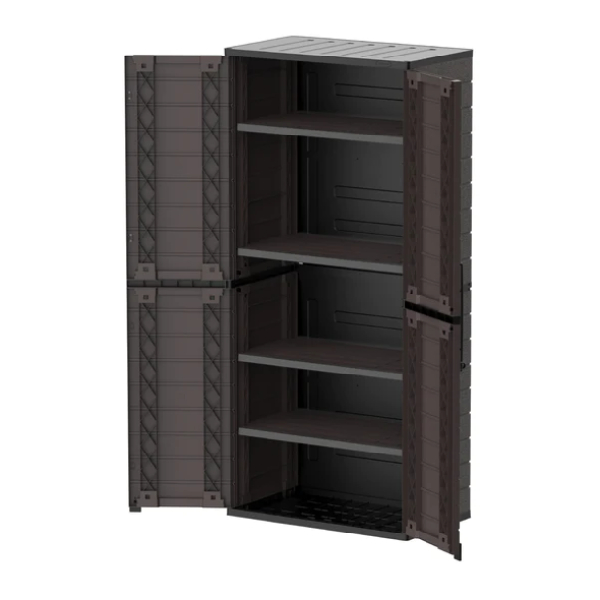 DURAMAX IDMOFST001DW Ντουλάπα Κήπου 81X47X178 cm Καφέ product image  | image 2