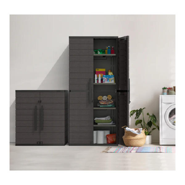 DURAMAX IDMOFST001DW Ντουλάπα Κήπου 81X47X178 cm Καφέ product image  | image 4
