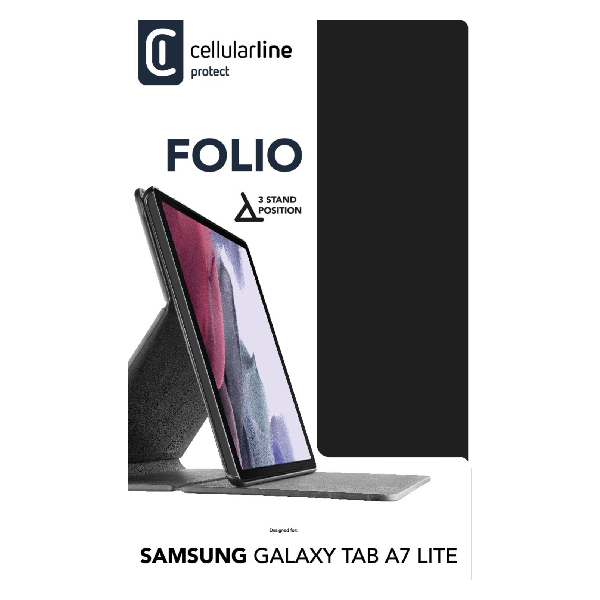 CELLULAR LINE Folio Θήκη για Galaxy Tab A7, Lite Μαύρο product image  | image 3