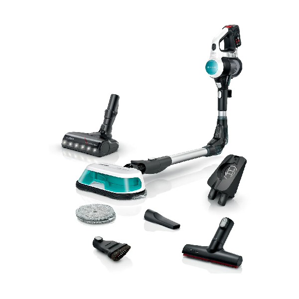 BOSCH BCS71HYG1 Unlimited 7 ProHygienic Aσύρματη Σκούπα - Σφουγγαρίστρα Χειρός, Aqua