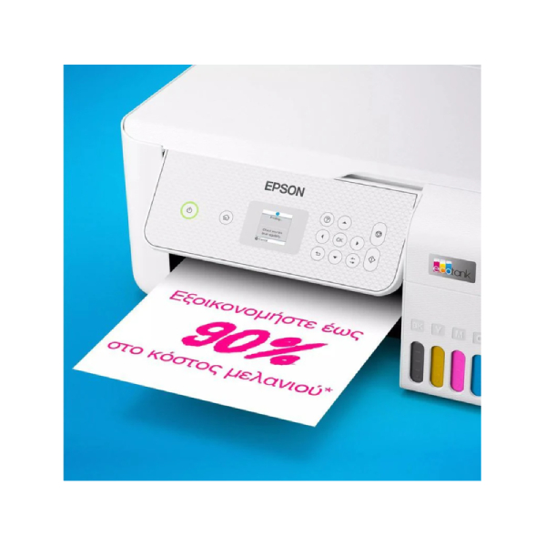 EPSON EcoTank L3286 Α4 Πολυμηχάνημα Wi-Fi με Δοχεία Μελανιού, με Αρχικό Μελάνι έως και 3 έτη, Άσπρο product image  | image 3