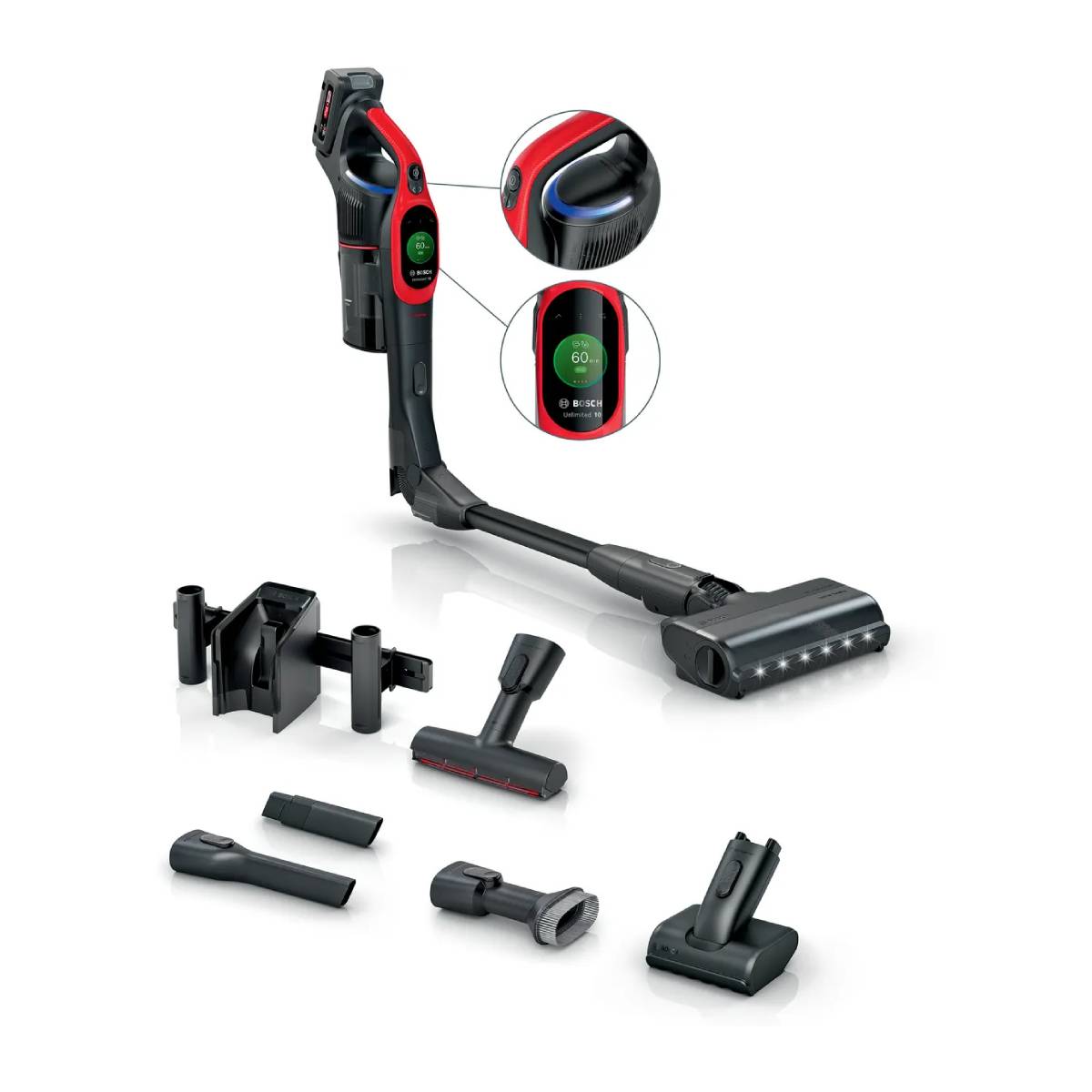 Image of suggested product: BOSCH BCS1041PET Unlimited 10 ProAnimal Ασύρματη Σκούπα Χειρός, Κόκκινο