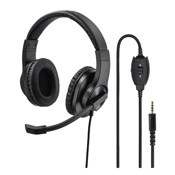 HAMA 00139926 HS-P350 Over-Ear Ενσύρματα Ακουστικά, Μαύρο product image  | image 1