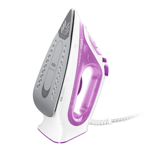 BRAUN SI3030PU TexStyle 3 Σίδερο Ατμού, Λιλά/Άσπρο product image  | image 2
