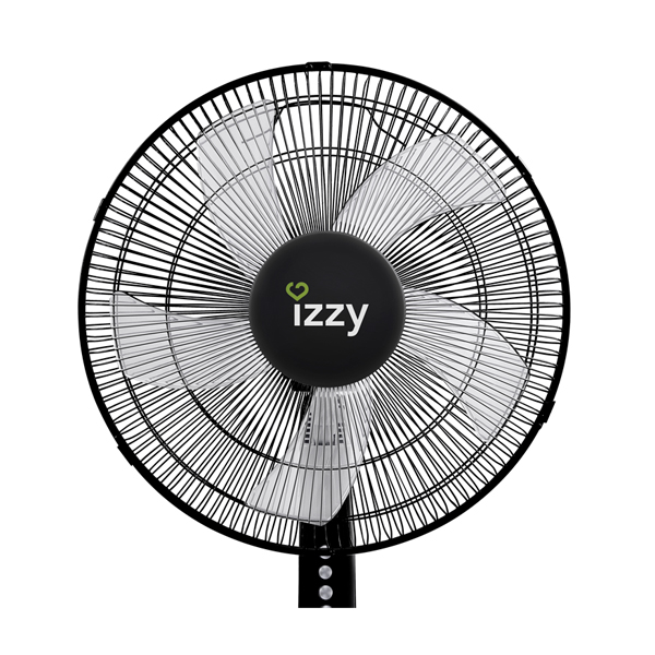 IZZY 223917 Επιτραπέζιος Ανεμιστήρας, 16" Μαύρο product image  | image 2