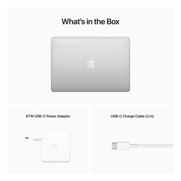 APPLE MNEP3GR/A MacBook Pro Φορητός Υπολογιστής, 13", Ασημί product image  | image 5