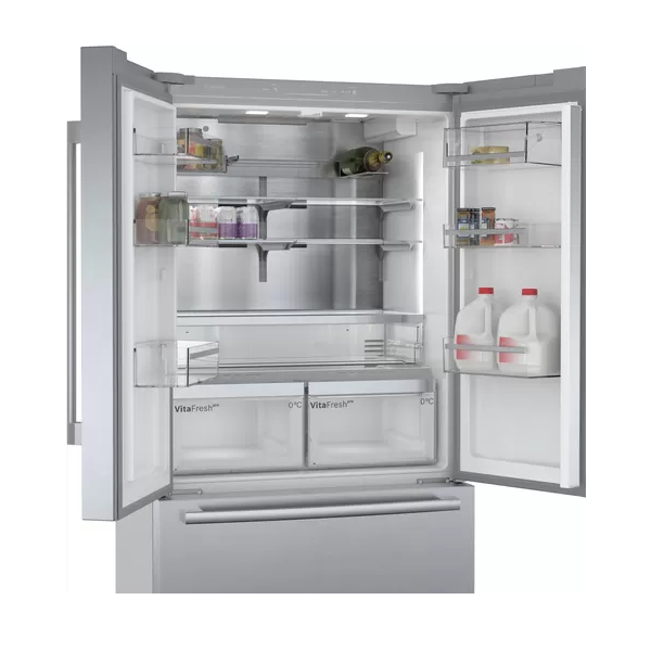 BOSCH KFF96PIEP Σειρά 8 Ψυγείο French Door, Με Απευθείας Σύνδεση Νερού, Ασημί product image  | image 2