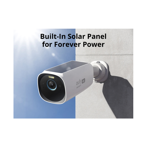 EUFY S330 Cam3 Πρόσθετη Ηλιακή Κάμερα Ασφαλείας Εξωτερικού Χώρου, 4K | Anker| Image 3