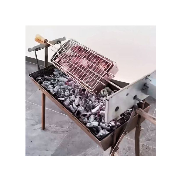 Ανοξείδωτη Σχάρα Καλάθι Ψησίματος 38X19X5 cm product image  | image 3