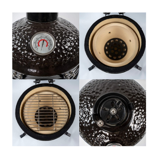 KAMADO IMS-13 BLACK Ψησταριά Κάρβουνου Φ32cm product image  | image 3