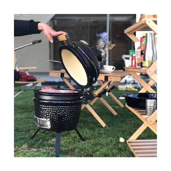 KAMADO IMS-13 BLACK Ψησταριά Κάρβουνου Φ32cm product image  | image 4