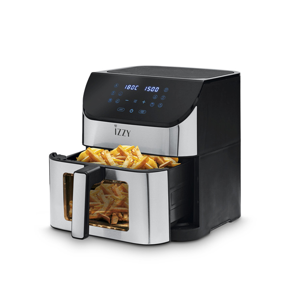 IZZY 224317 Φριτέζα Αέρος με Wi-Fi 8 λίτρα, Ασημί product image  | image 2
