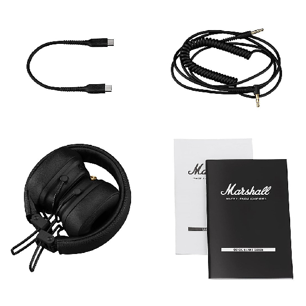 MARSHALL 1006832 Major V On-Ear Ασύρματα Ακουστικά, Μαύρο product image  | image 4