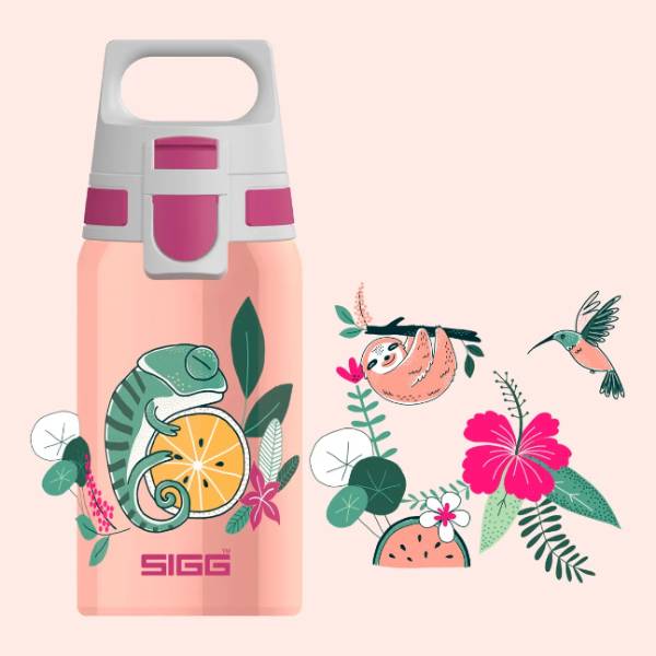 SIGG Shield One Μπουκάλι Νερού Για Παιδιά, Φλώρα product image  | image 2