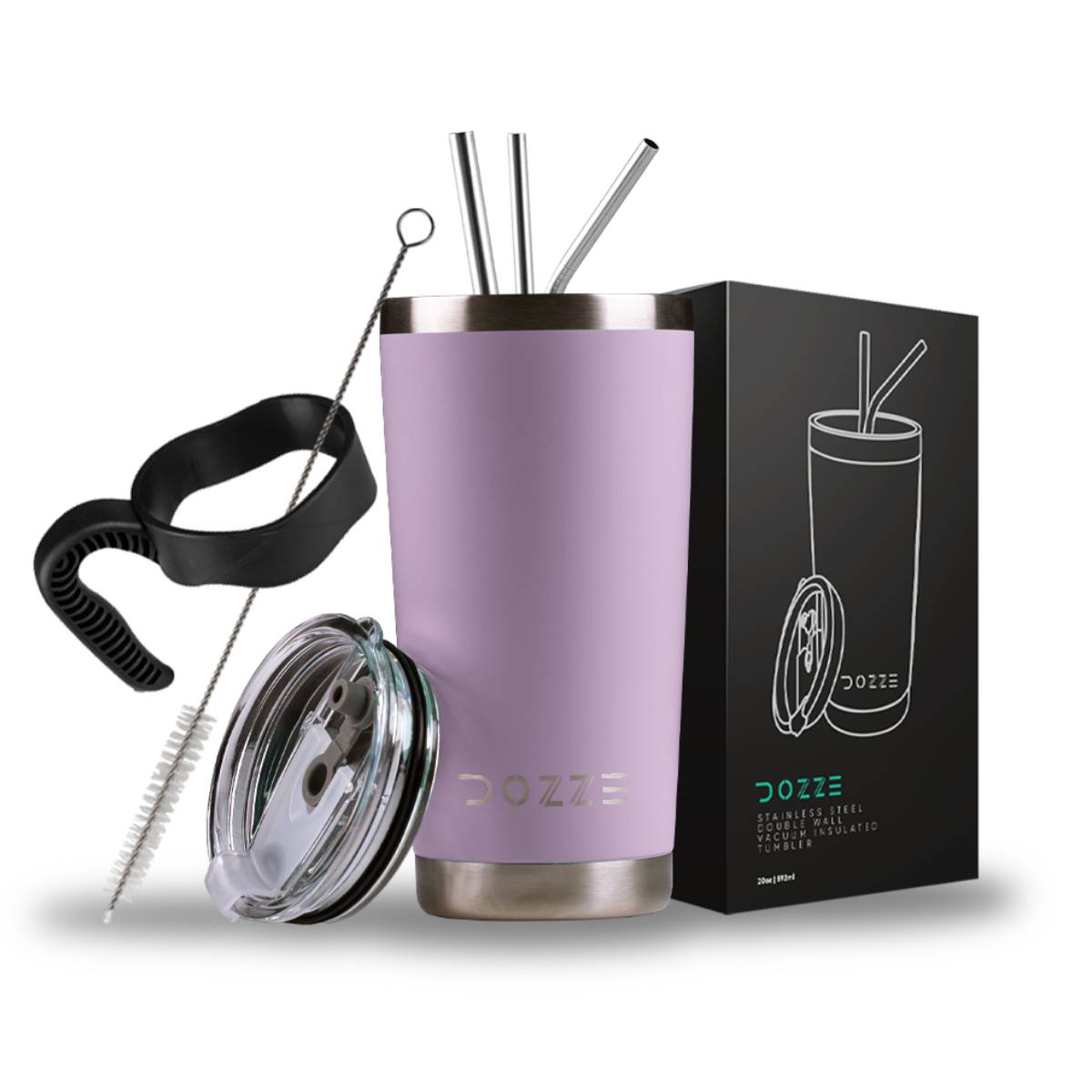 Image of suggested product: DOZZE Explorer Tumbler Ταξιδιωτικός Θέρμος 590ml, Mauve Μωβ