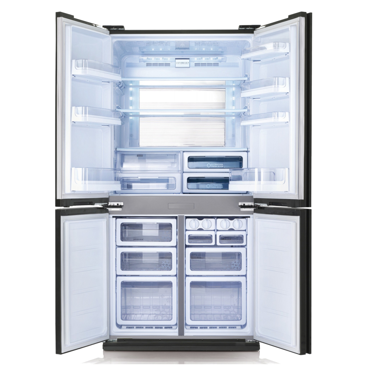 SHARP SJ-MP780D-BS Ψυγείο Τετράπορτο, Inox product image  | image 2